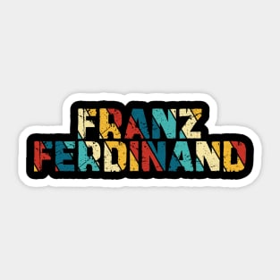Retro Color - Franz ferdinand Sticker